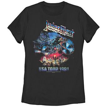 Juniors' Judas Priest USA Tour 1991 Graphic Tee