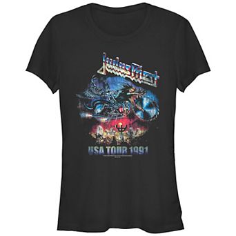 Juniors' Judas Priest USA Tour 1991 Graphic Tee
