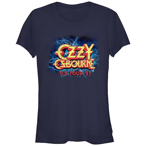 Juniors' Ozzy Osbourne U.S. Tour 91 Graphic Tee