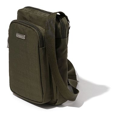baggallini Dual Zipper RFID-Blocking Crossbody Handbag