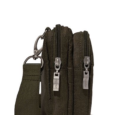 baggallini Double Zip RFID-Blocking Crossbody Bag