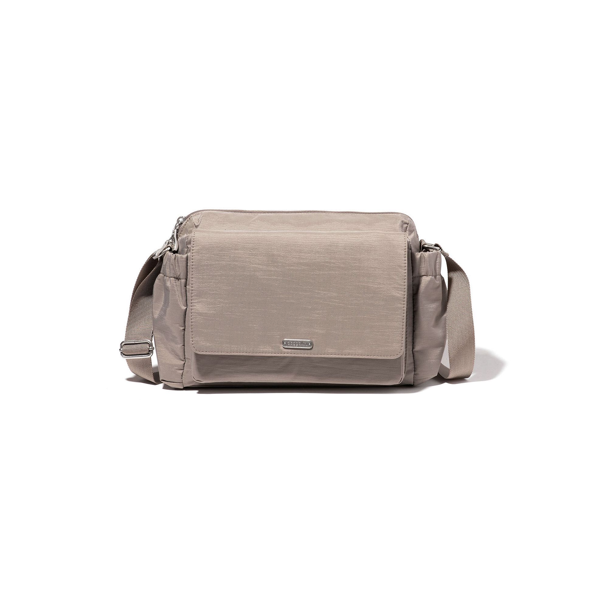 baggallini Daily Messenger RFID-Blocking Crossbody Bag, Moonrock