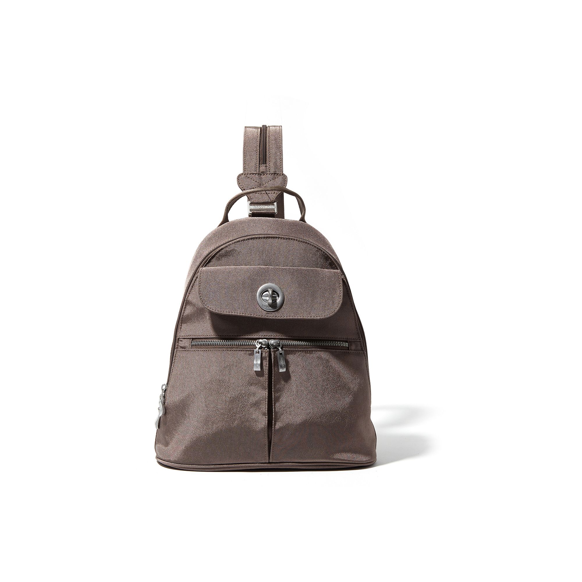 baggallini Naples Convertible RFID-Blocking Backpack, Portobello Shimmer
