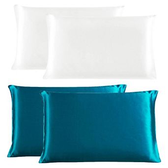 100% Pure Silk 19 Momme 4-pack Pillowcases 20"x14"