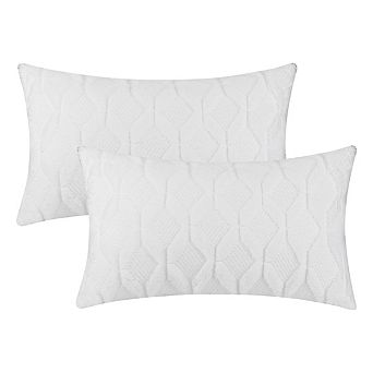Short Plush Solid Color Soft Living Room Throw Pillowcases 2 pc 12" X 20"