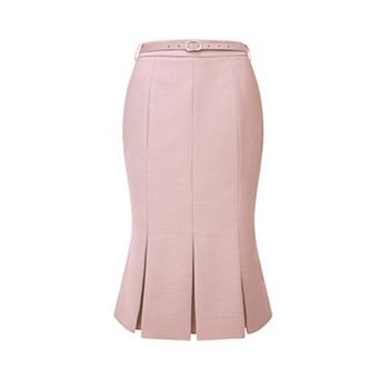 Women's Work Skirt Below Knee Length Fishtail Skirt