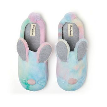 Dearfoams Adult Bunny Clog Slippers