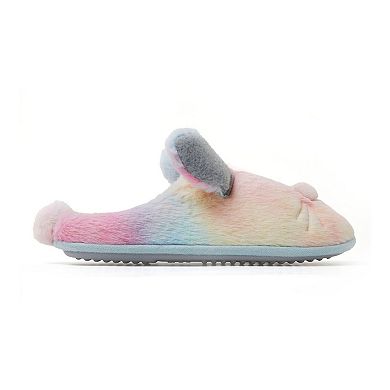 Dearfoams Adult Bunny Clog Slippers