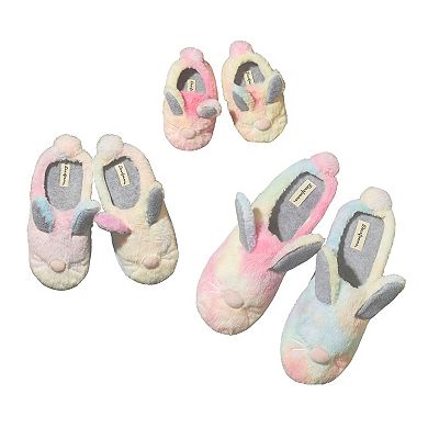 Dearfoams Bunny Baby Girl Slippers