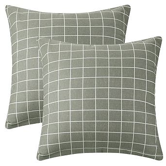 Printing Soft Throw Home Decor Living Room Bedroom Pillow Covers 2 pc 18" X 18"