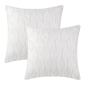 Short Plush Solid Color Soft Living Room Throw Pillowcases 2 pc 18" X 18"