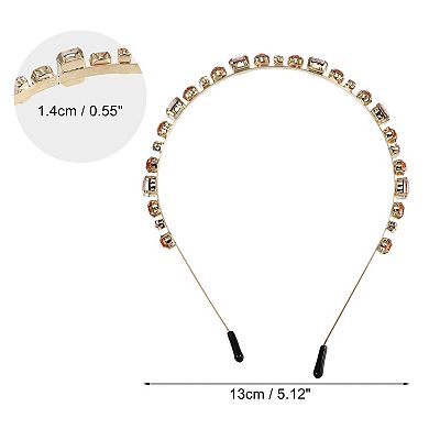 Women Knotted Headbands Rhinestone Thin Head Band Hair Accessories