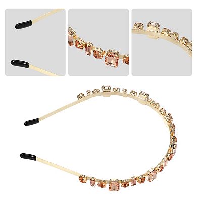 Women Knotted Headbands Rhinestone Thin Head Band Hair Accessories