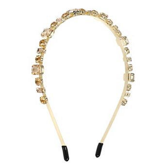 Women Knotted Headbands Rhinestone Thin Head Band Hair Accessories