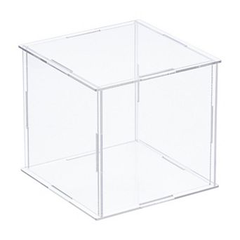 Display Case, Acrylic Box Assemble Dustproof Box Showcase