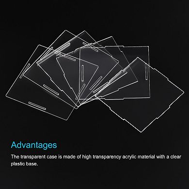 Display Case, Acrylic Box Assemble Dustproof Box Showcase