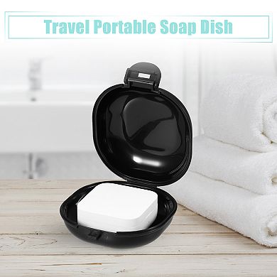 Portable Soap Dish Box Soap Holder For Travel Camping Gym With Cover
