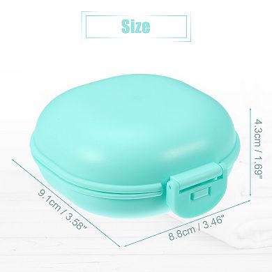 Portable Soap Dish Box Soap Holder For Travel Camping Gym With Cover