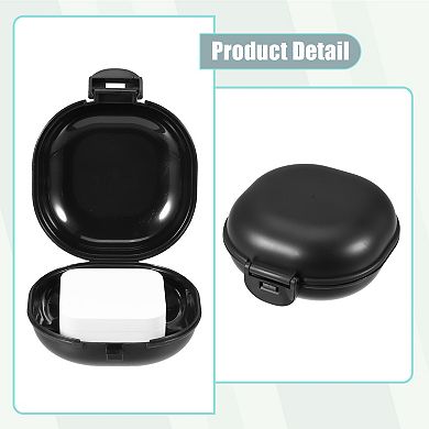 Portable Soap Dish Box Soap Holder For Travel Camping Gym With Cover