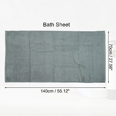 1 Pcs Cotton Bath Towel Absorbent Cotton Towel 27.56" X 55.12"