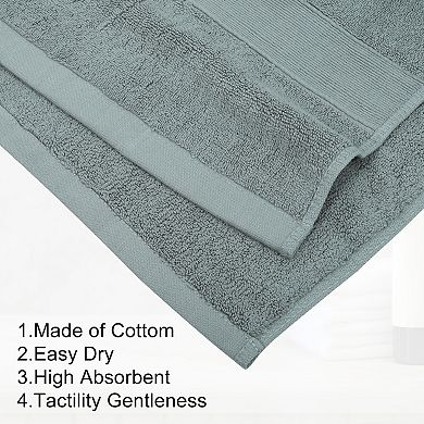 1 Pcs Cotton Bath Towel Absorbent Cotton Towel 27.56" X 55.12"