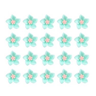 20 pc Small Flower Hair Clips Mini Flower Clips Cute Hairpin For Girls