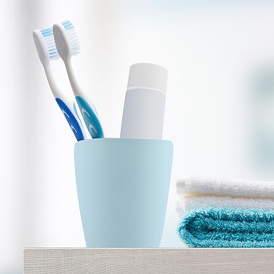 2Pcs Bathroom Cups Toothbrush Cup Bathroom Toothbrush Cup 350ml