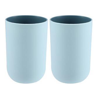 2 pc Bathroom Cups Toothbrush Cup Bathroom Toothbrush Cup 350ml