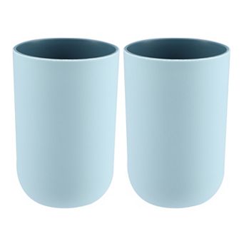 2 pc Bathroom Cups Toothbrush Cup Bathroom Toothbrush Cup 350ml