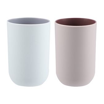2 pc Bathroom Cups Toothbrush Cup Bathroom Toothbrush Cup 350ml