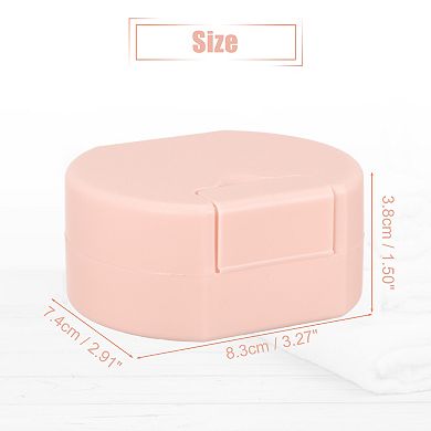 Portable Soap Dish Box Soap Bar Holder For Travel Camping With Cover