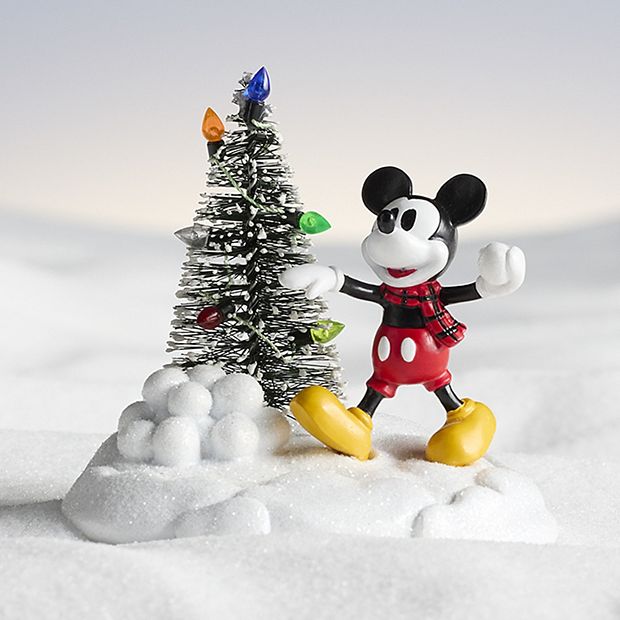 Disney's Mickey Mouse Snowball Village Accessory Table Decor by St