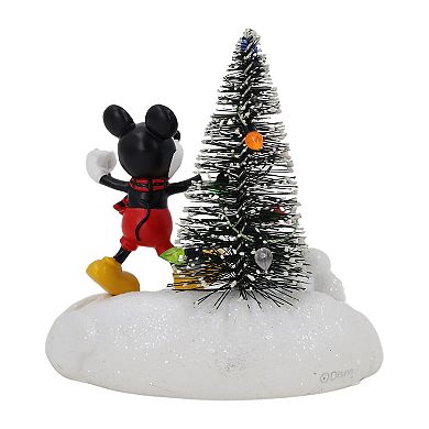 Disney's Mickey Mouse Snowball Village Accessory Table Decor by St. Nicholas Square