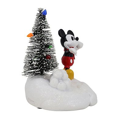 Disney's Mickey Mouse Snowball Village Accessory Table Decor by St. Nicholas Square