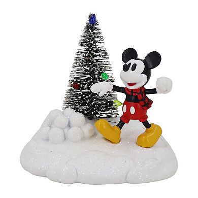 Disney's Mickey Mouse Snowball Village Accessory Table Decor by St. Nicholas Square