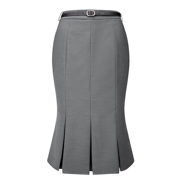 Women's Work Skirt Below Knee Length Fishtail Skirt