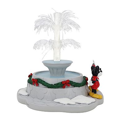 Disney's Mickey Mouse Fountain Village Accessory Table Decor by St. Nicholas Square