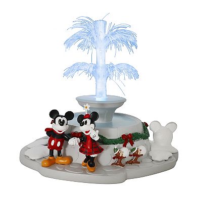 Disney's Mickey Mouse Fountain Village Accessory Table Decor by St. Nicholas Square