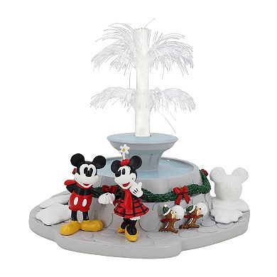 Disney's Mickey Mouse Fountain Village Accessory Table Decor by St. Nicholas Square