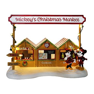 Disney's Mickey Mouse Mickey's Christmas Village Accessory Table Decor by St. Nicholas Square