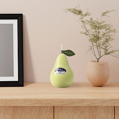 Pear Shaped Scented Candle With Fruity Fragrance