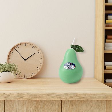Pear Shaped Scented Candle With Fruity Fragrance