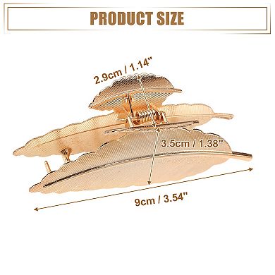 Flower Metal Hair Clip Floral Hair Claw For Women Large Hair Clamps