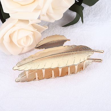 Flower Metal Hair Clip Floral Hair Claw For Women Large Hair Clamps