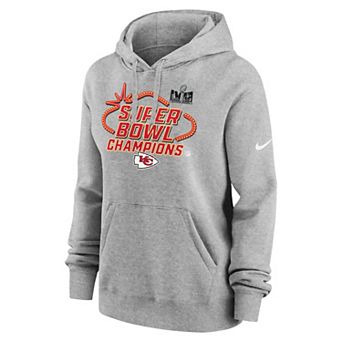 Women's Nike Kansas City Chiefs Super Bowl LVIII Champions Trophy Collection Hoodie