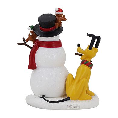 Disney's Mickey & Friends Pluto and Snowman Accessory Table Decor by St. Nicholas Square