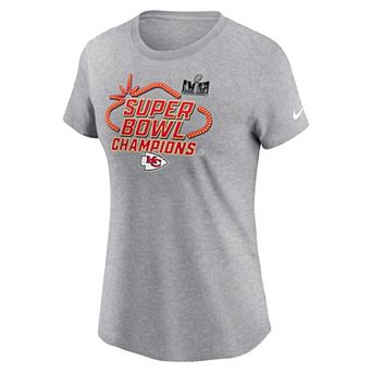 Women's Nike Kansas City Chiefs Super Bowl LVIII Champions Trophy Collection Tee