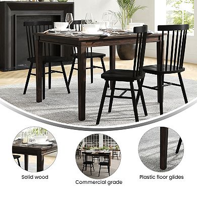 Emma and Oliver Cullen Wooden Dining Table