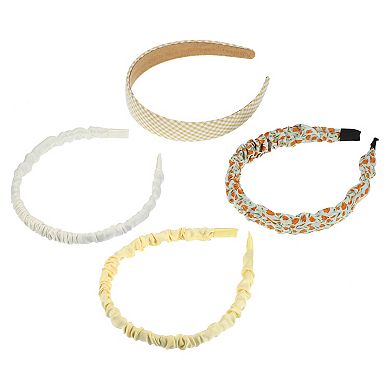 All-match Headband Combination Upgrade Seven-piece Yellow 7pcs