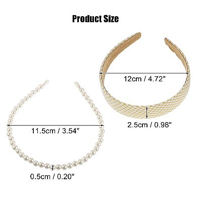 All-match Headband Combination Upgrade Seven-piece Yellow 7pcs